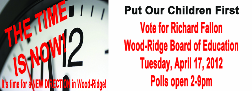 Richard Fallon for Wood Ridge Board Of Education Richard Fallon for Wood Ridge Board Of Education